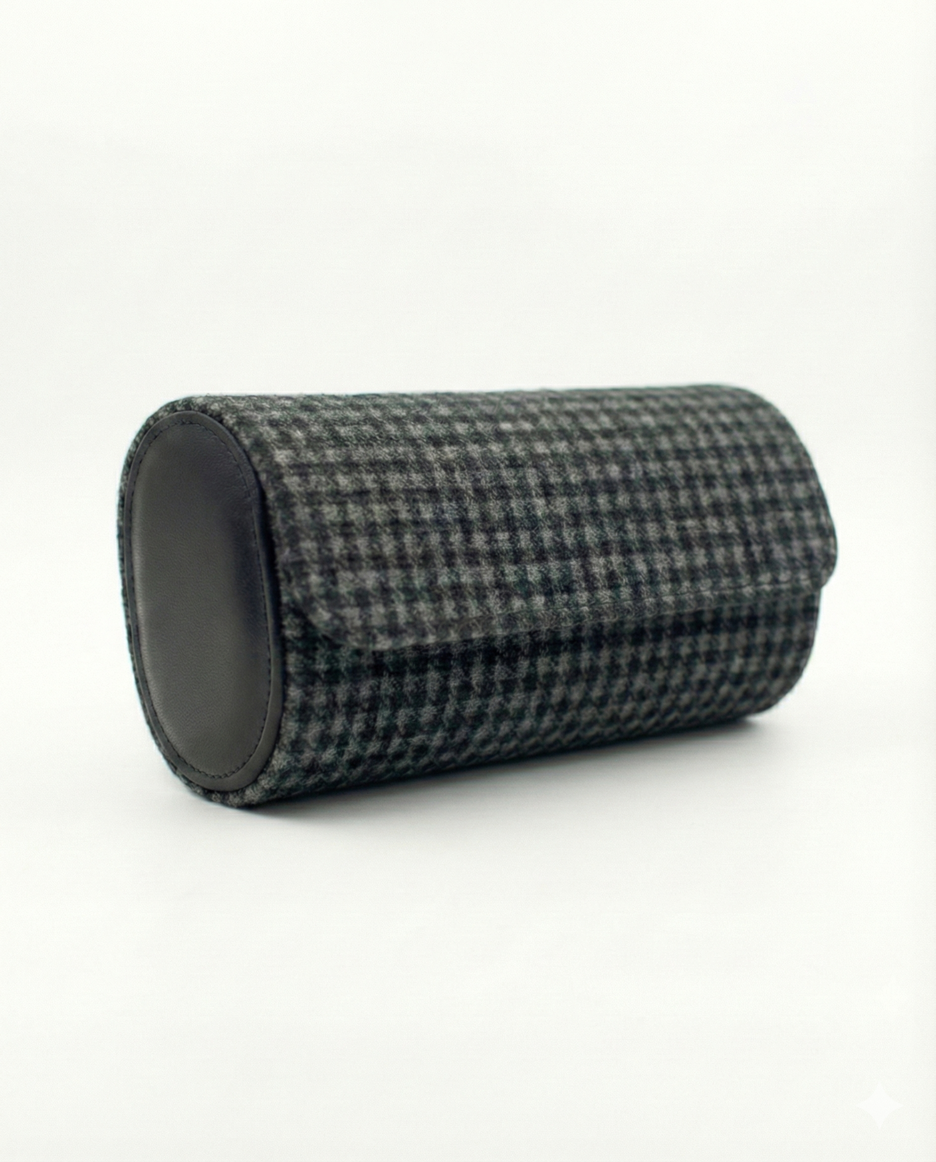 The Shadow Touring 3-Watch Roll | Black Pepita